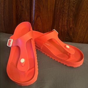 Birkenstock Gizeh Essential EVA Pink Thong Sandals, Women Euro 41/US 10-10.5